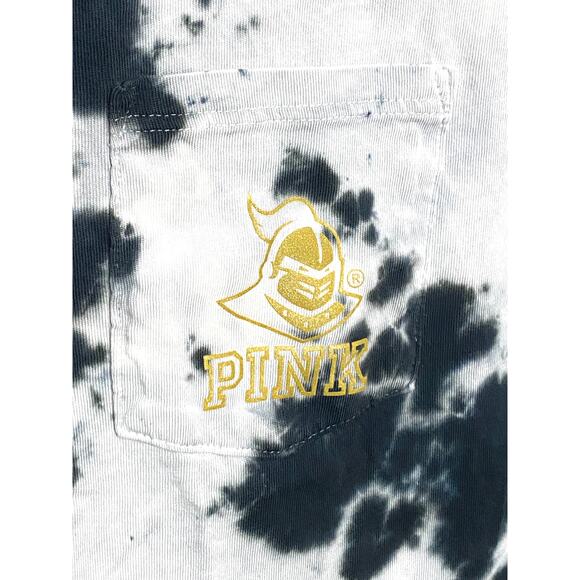 Pink Victorias Secret UCF Knights Shirt Womens S Tie Dye Collegiate Sorority - Picture 4 of 6
